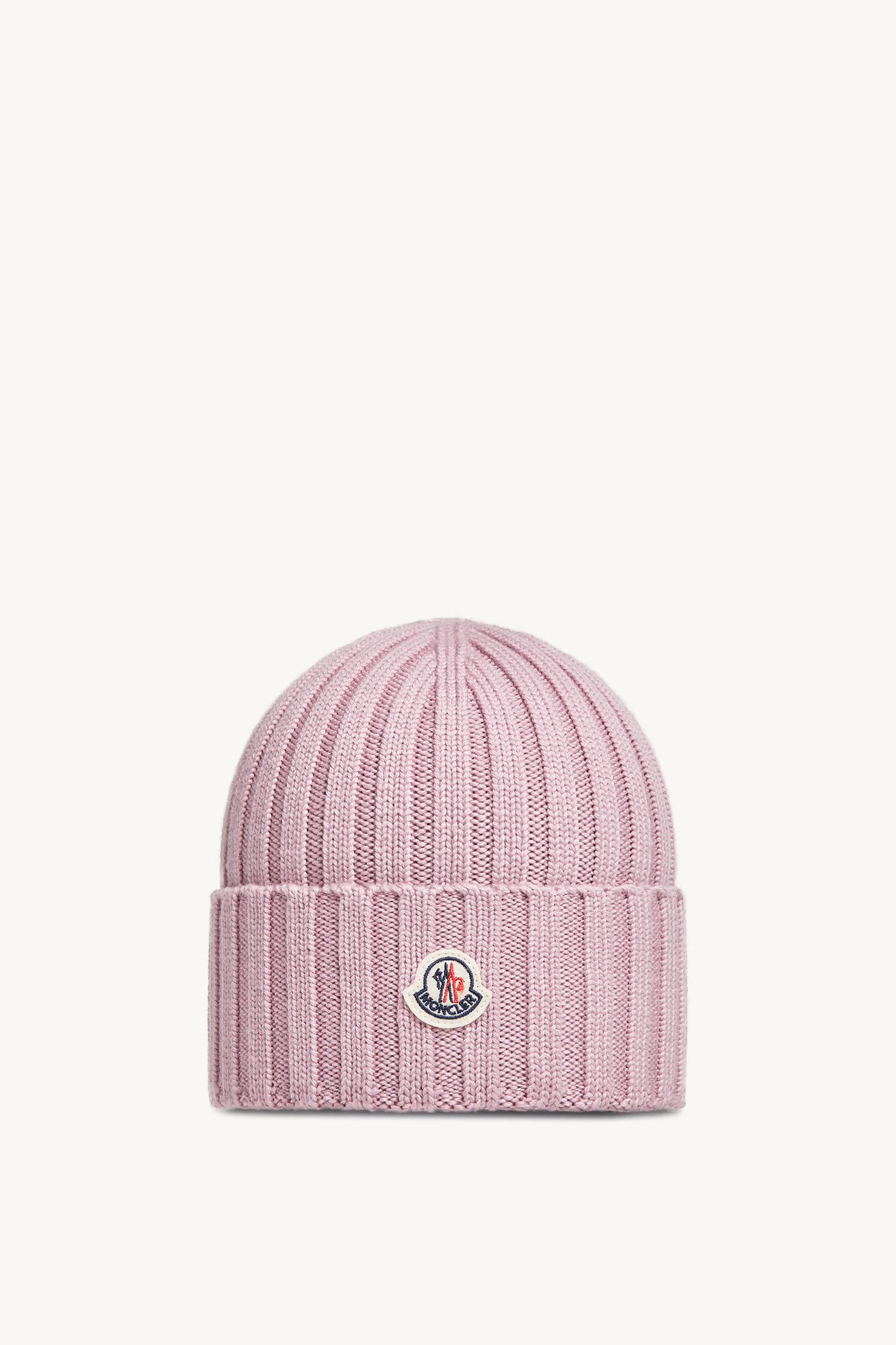 Wool Beanie Women Pink Moncler 0